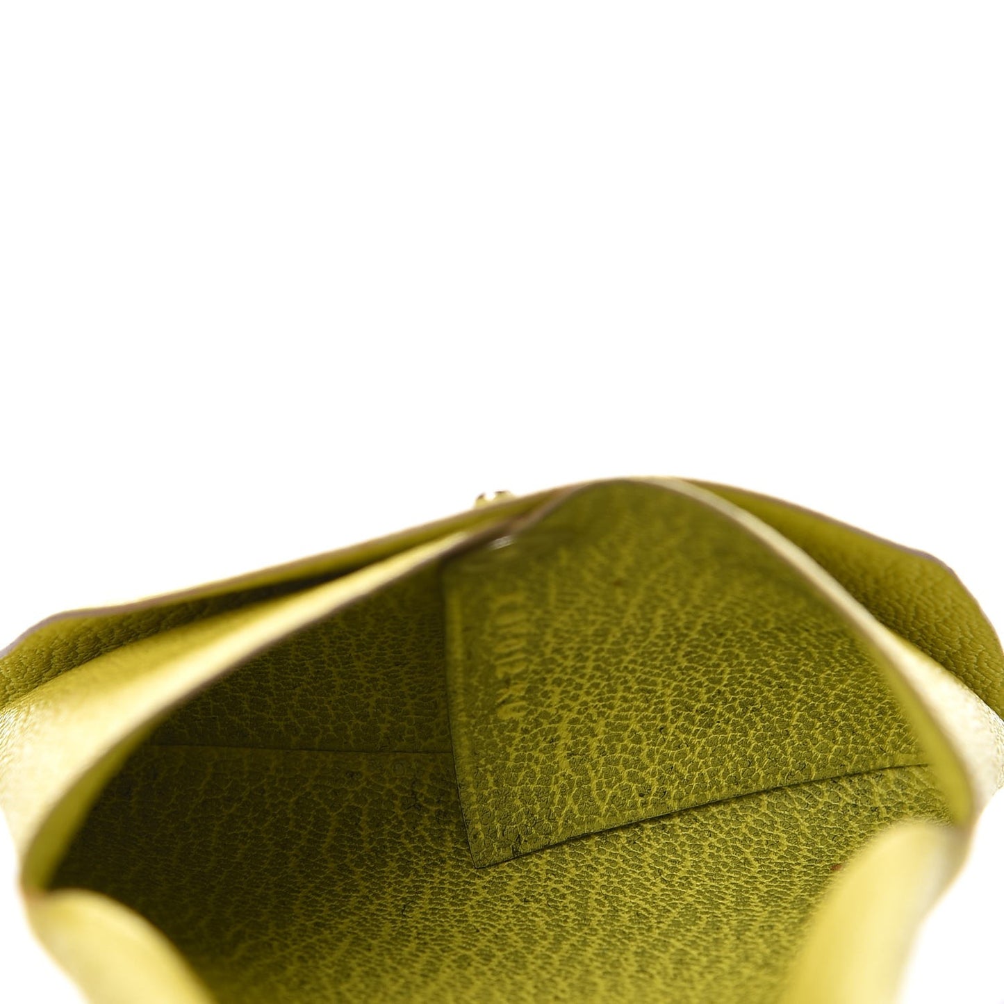 Chevre Mysore Bastia Coin Purse Lime