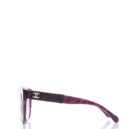 Chanel Acetate Velvet CC Sunglasses 5259 Violet 3 of 6