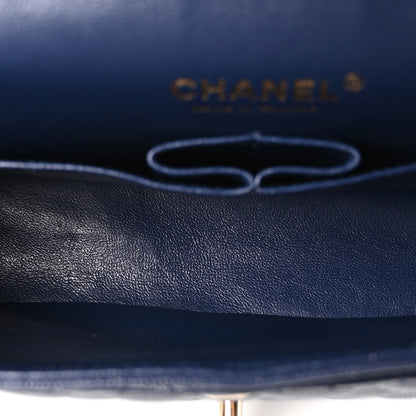 Chanel Caviar Quilted Medium Double Flap Navy 5 of 10