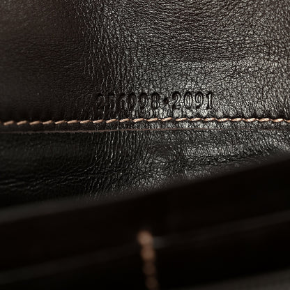Gucci Monogram Mayfair Continental Wallet Brown 6 of 8