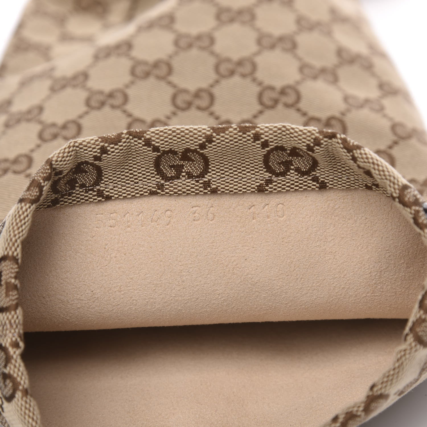 Gucci Monogram Malaga Kid Lisa Mid Heel Boots 36 Beige Ebony 7 of 7
