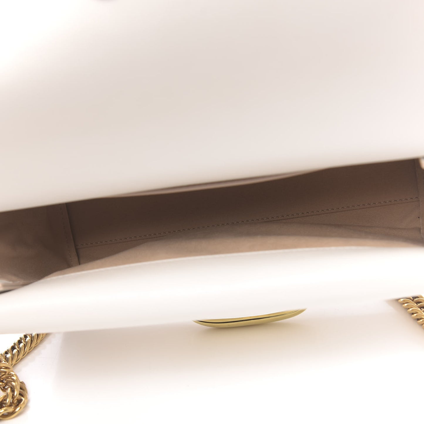 Calfskin The Story Shoulder Bag Deep Ivory