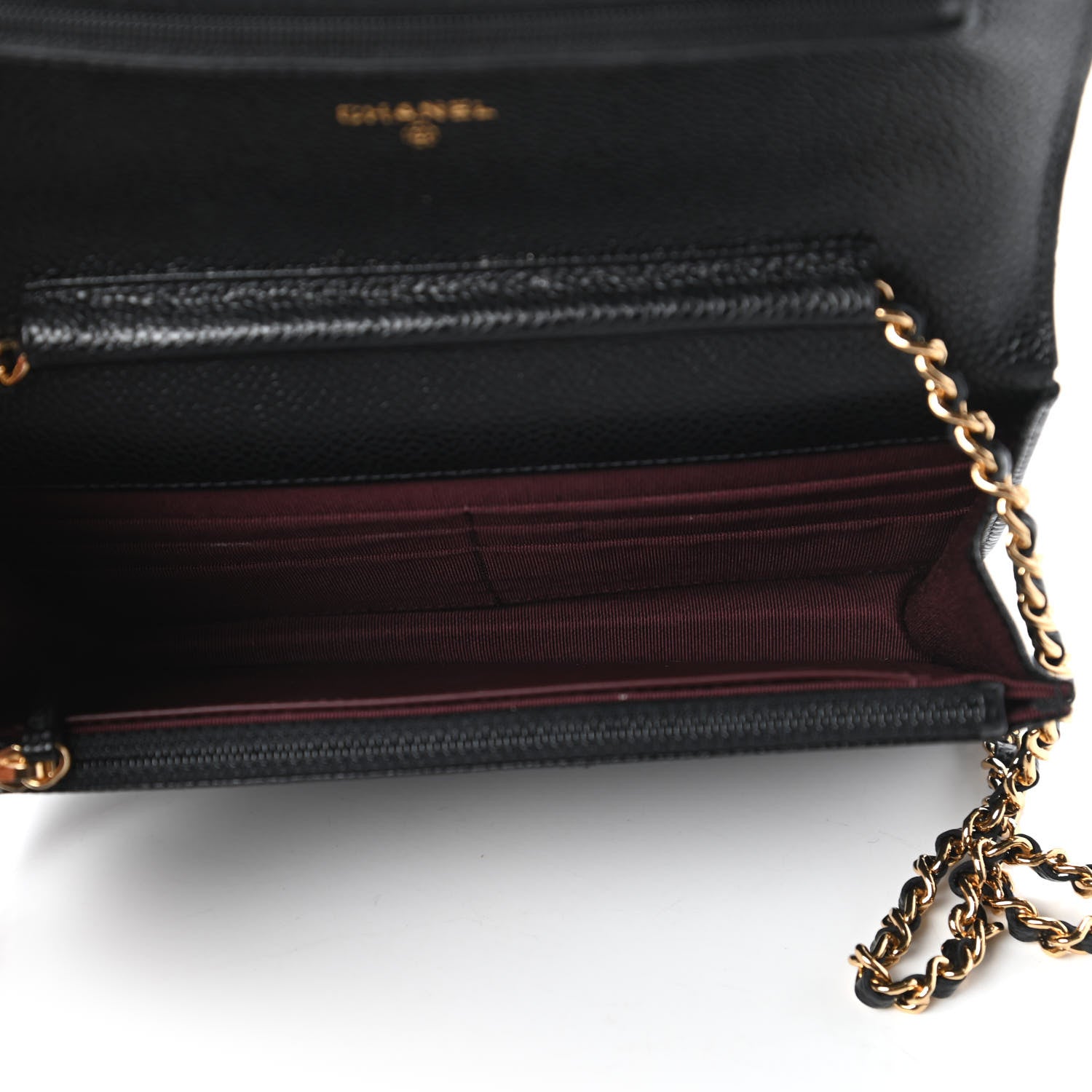 Chanel Caviar Quilted Wallet On Chain WOC Black 5 of 12