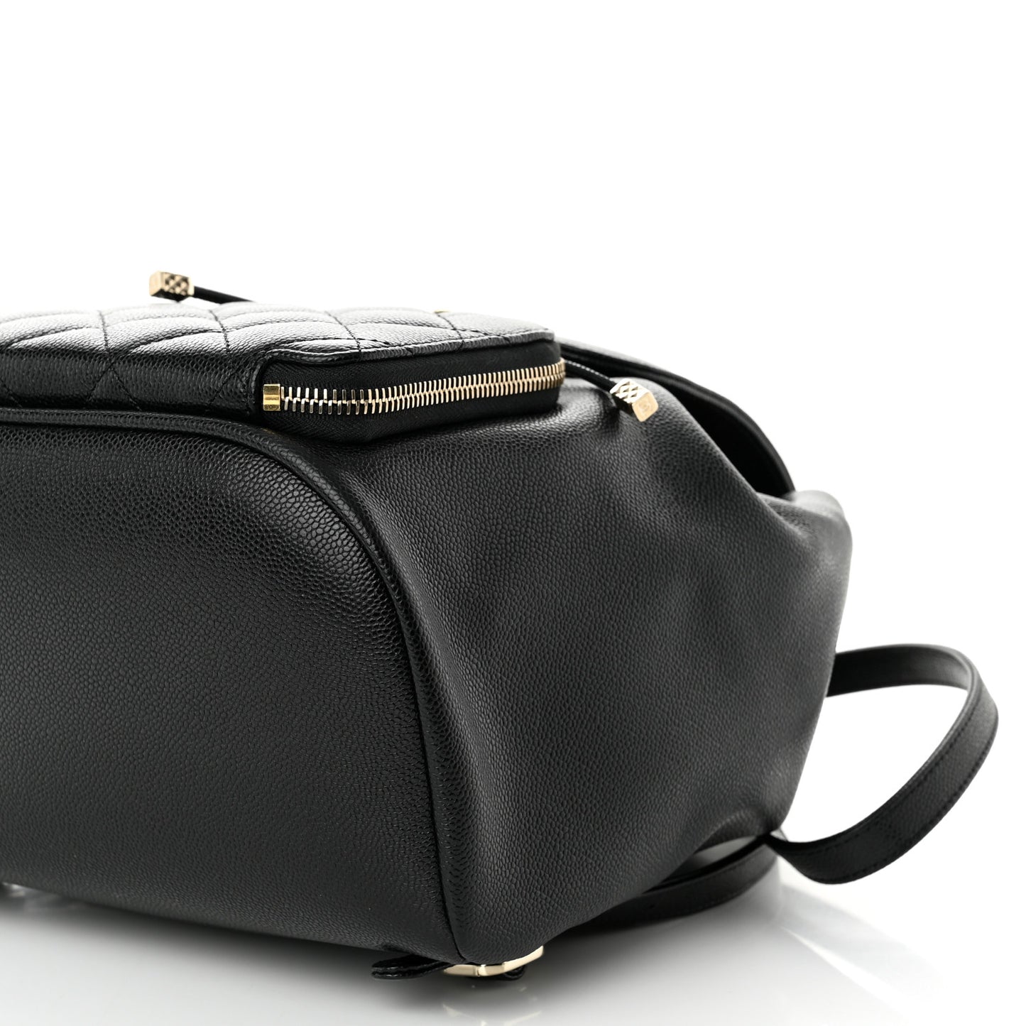 Caviar Quilted Business Affinity Backpack Black