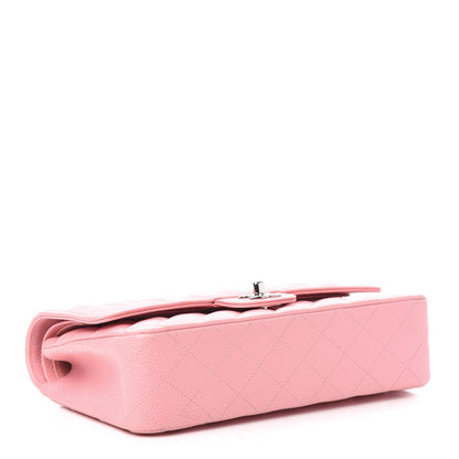 Chanel Caviar Quilted Medium Double Flap Pink 4 of 11