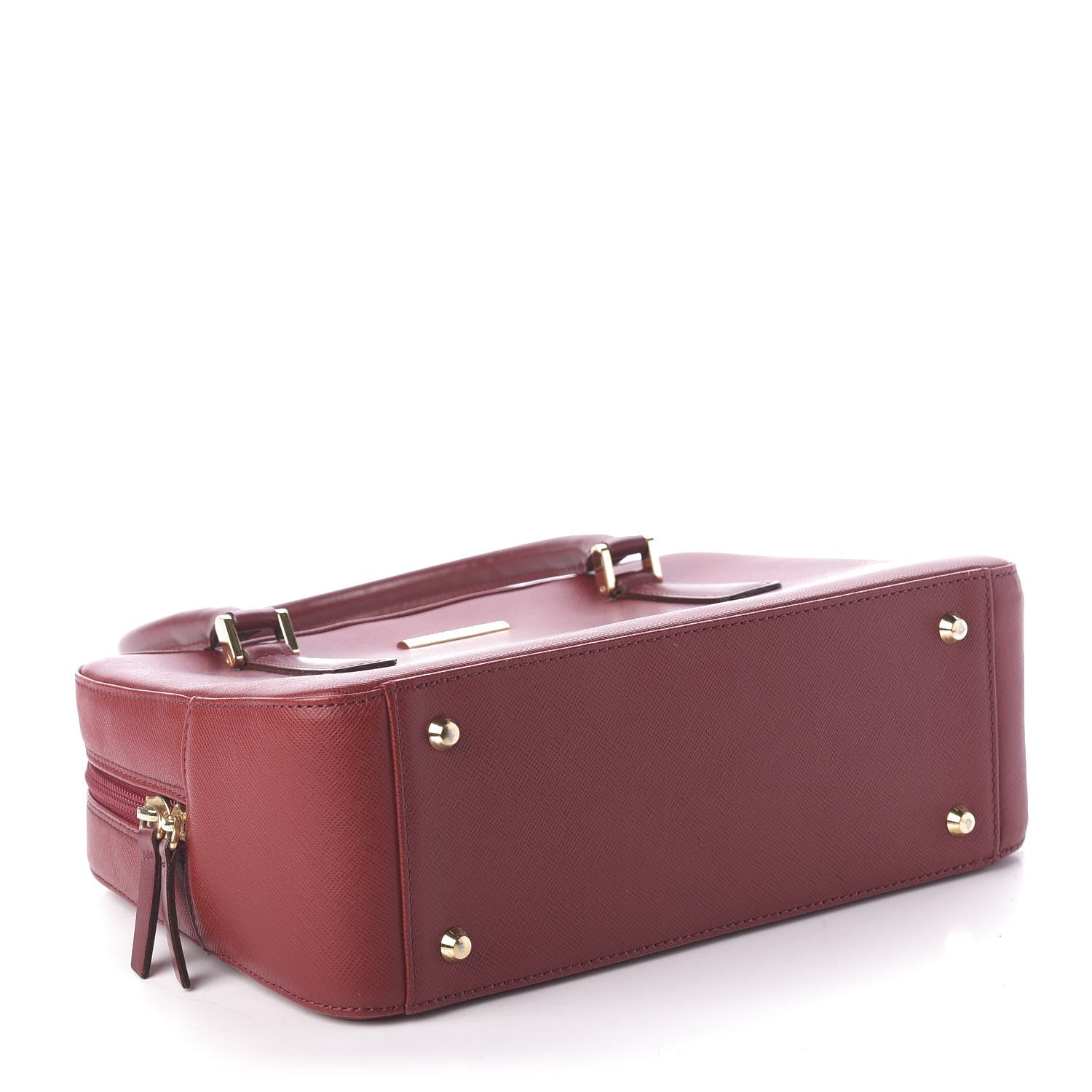 Burberry Textured Calfskin Tote Red 4 of 9