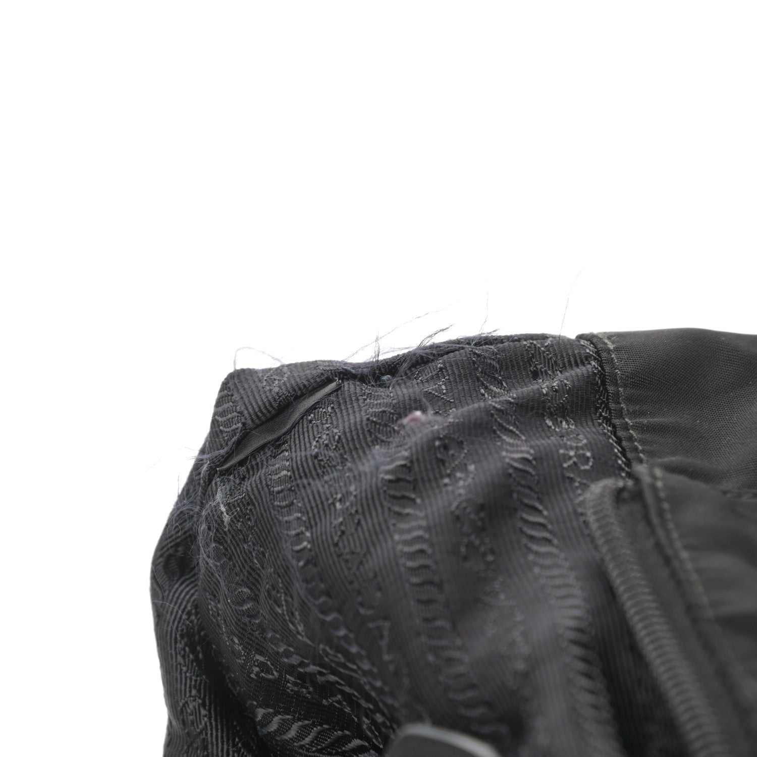 Prada Tessuto Nylon Saffiano Tote Black 18 of 18