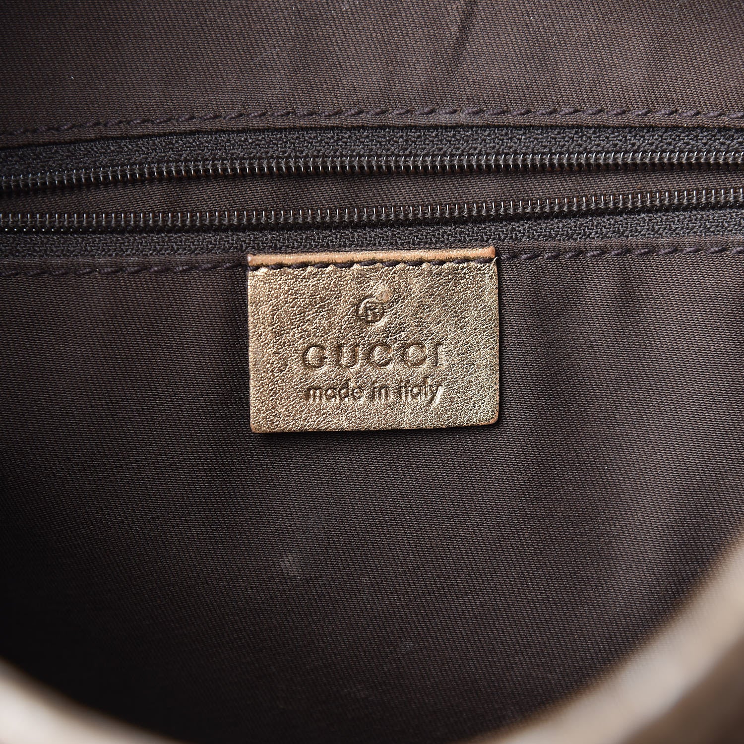 Gucci Satin Monogram Medium Abbey D Hobo Bronze 8 of 15