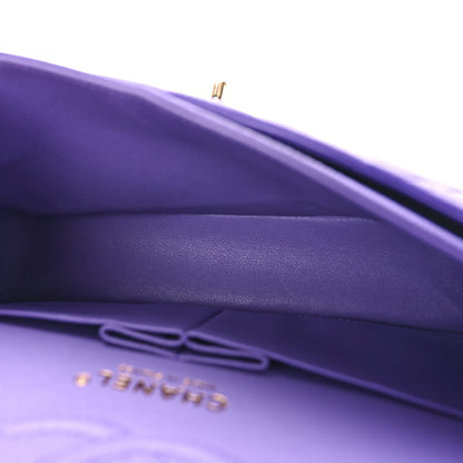Chanel Caviar Quilted Small Double Flap Purple 5 of 9