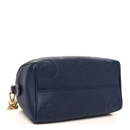 Louis Vuitton Empreinte Monogram Giant Speedy Bandouliere 20 Navy 4 of 9