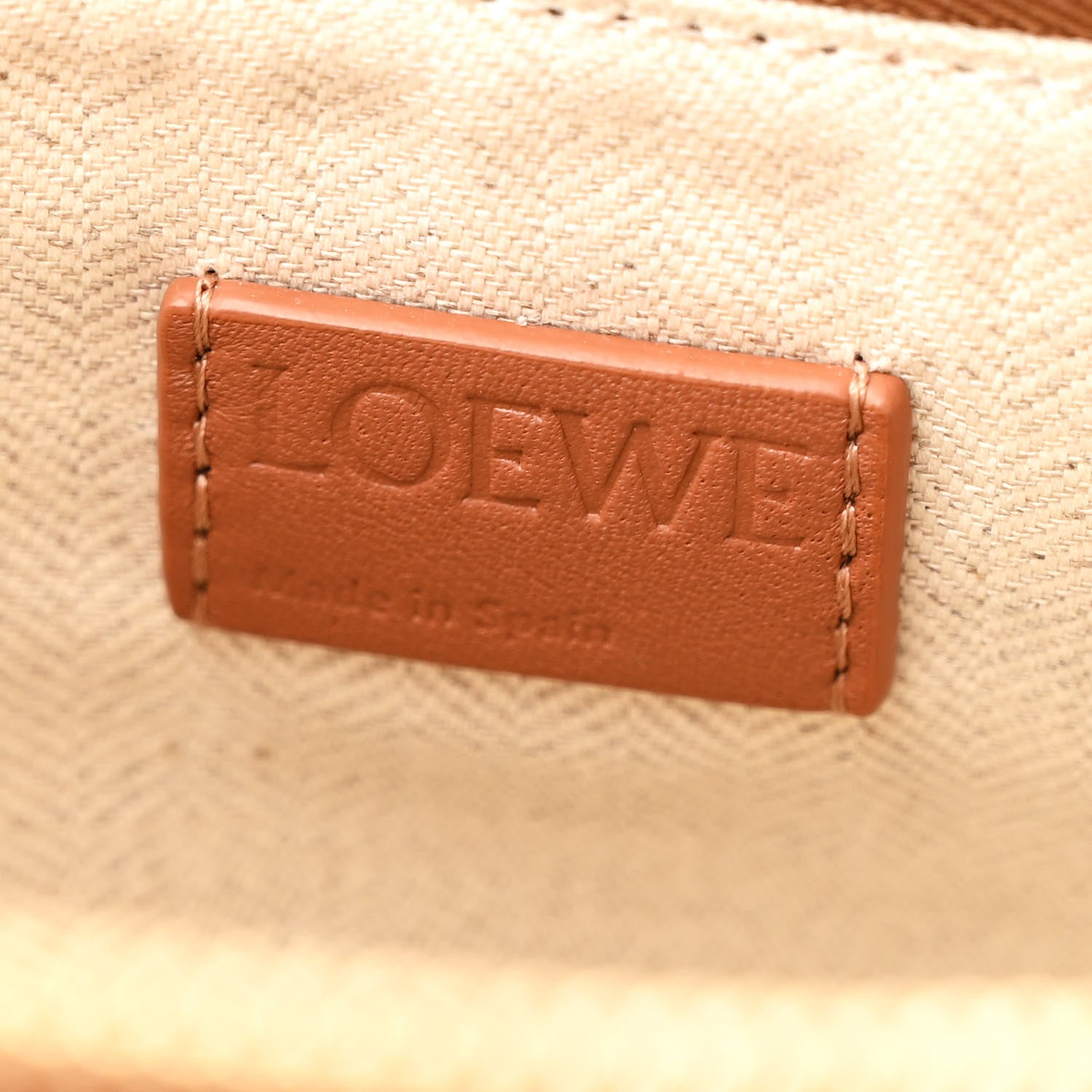 Loewe Calfskin Mini Hammock Hobo Tan 6 of 10