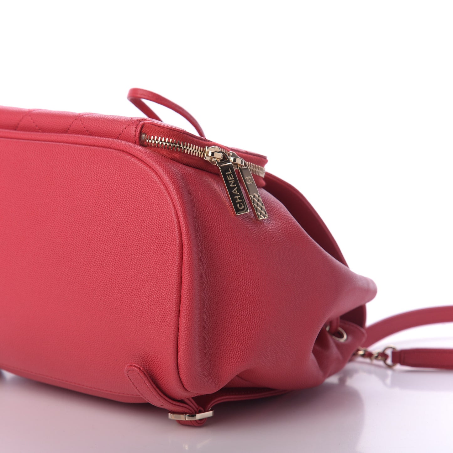 Caviar Quilted Business Affinity Backpack Pink
