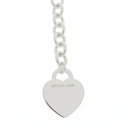 Tiffany Sterling Silver Return To Tiffany Heart Tag Lariat Necklace 3 of 5