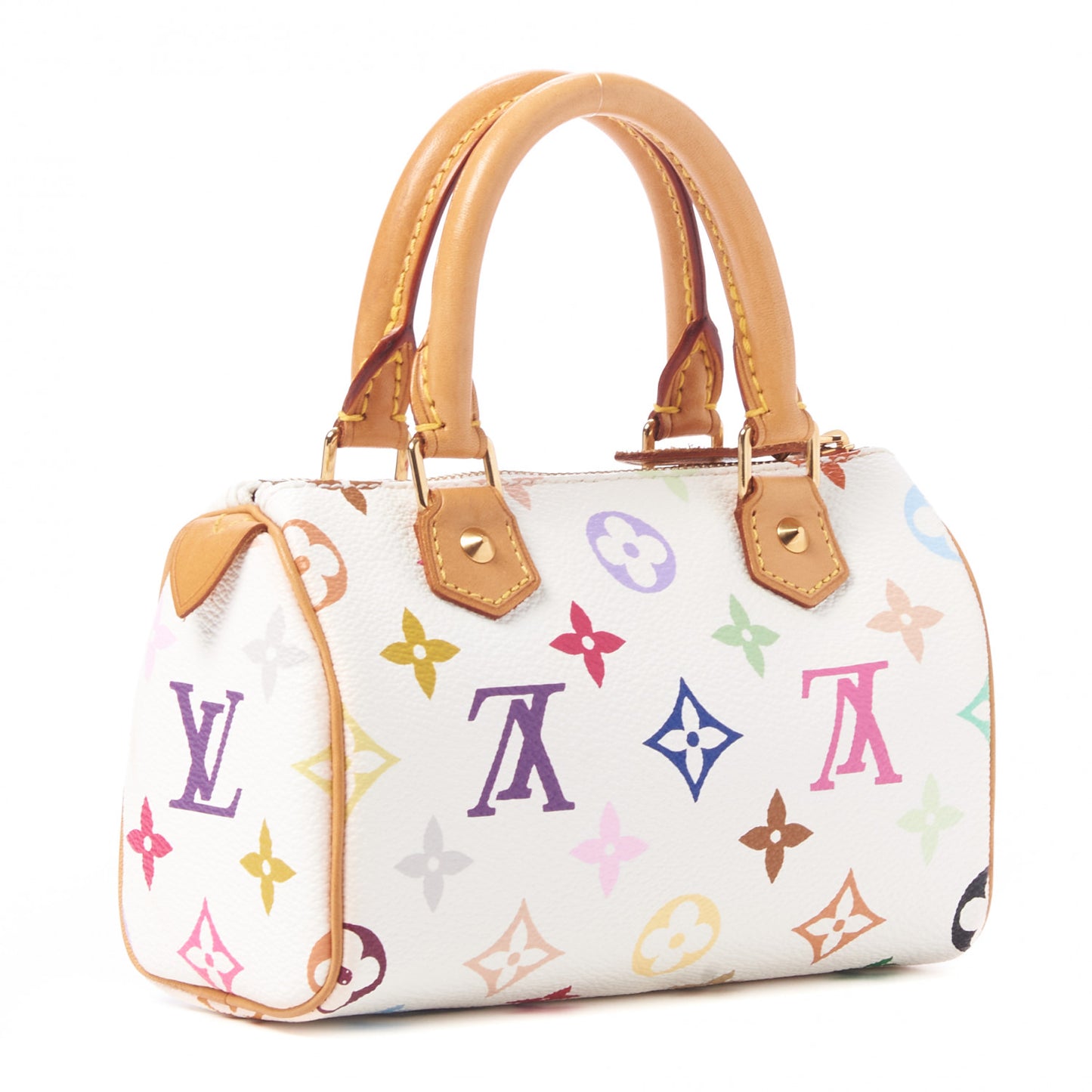 Monogram Multicolor Mini Sac HL Speedy White