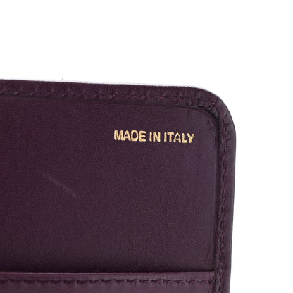 Burberry Haymarket Check Penrose Continental Wallet Burgundy 7 of 10
