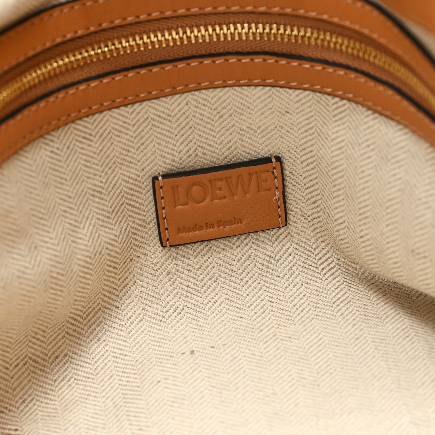 Loewe Calfskin Large Flamenco Knot Bag Warm Desert 6 of 10