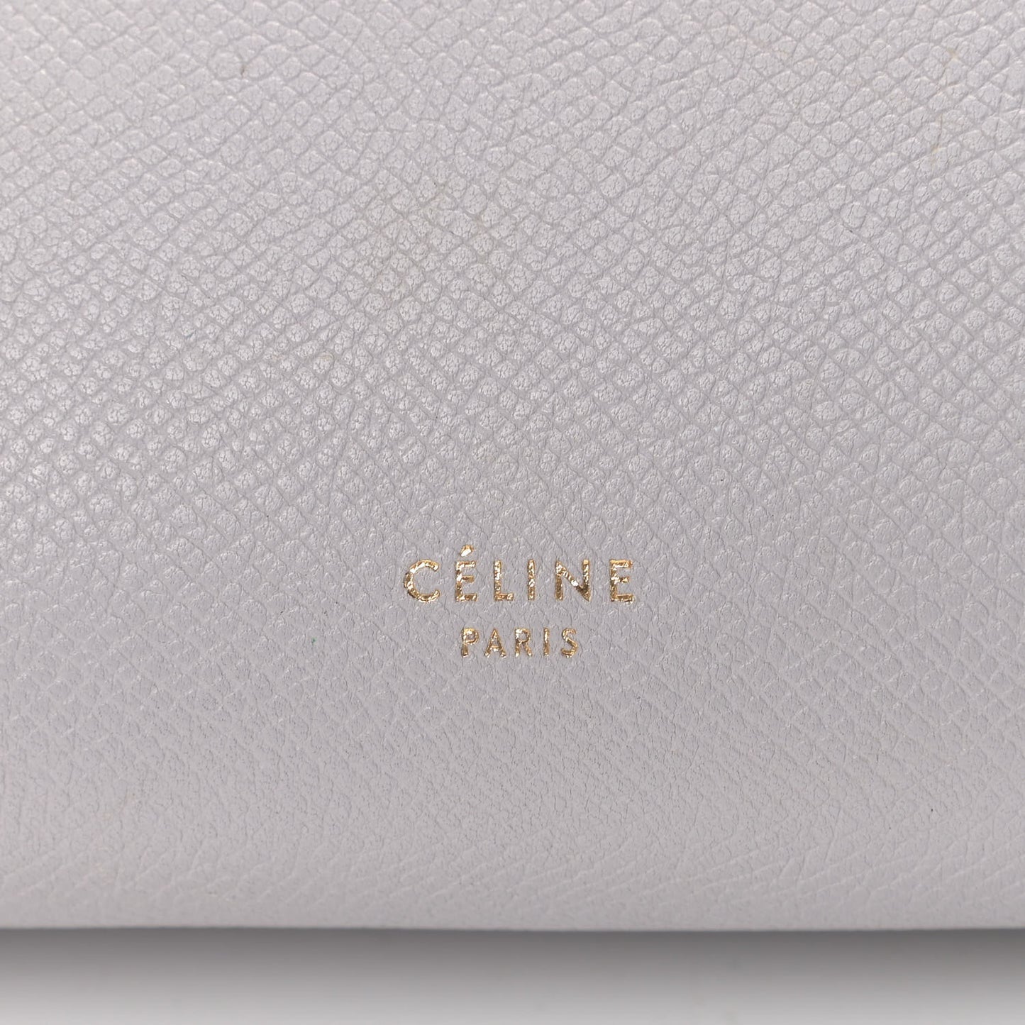Grained Calfskin Micro Belt Bag Pearl Blue