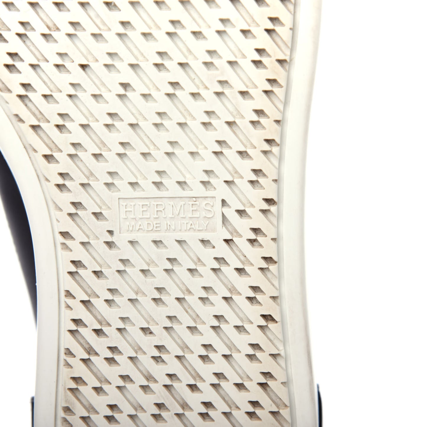 Calfskin Polo Sneakers 36.5 Black White