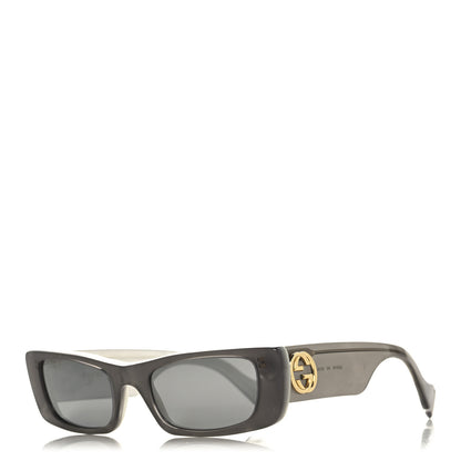 Gucci Acetate Rectangular GG0516S Sunglasses Grey Gold 1 of 7