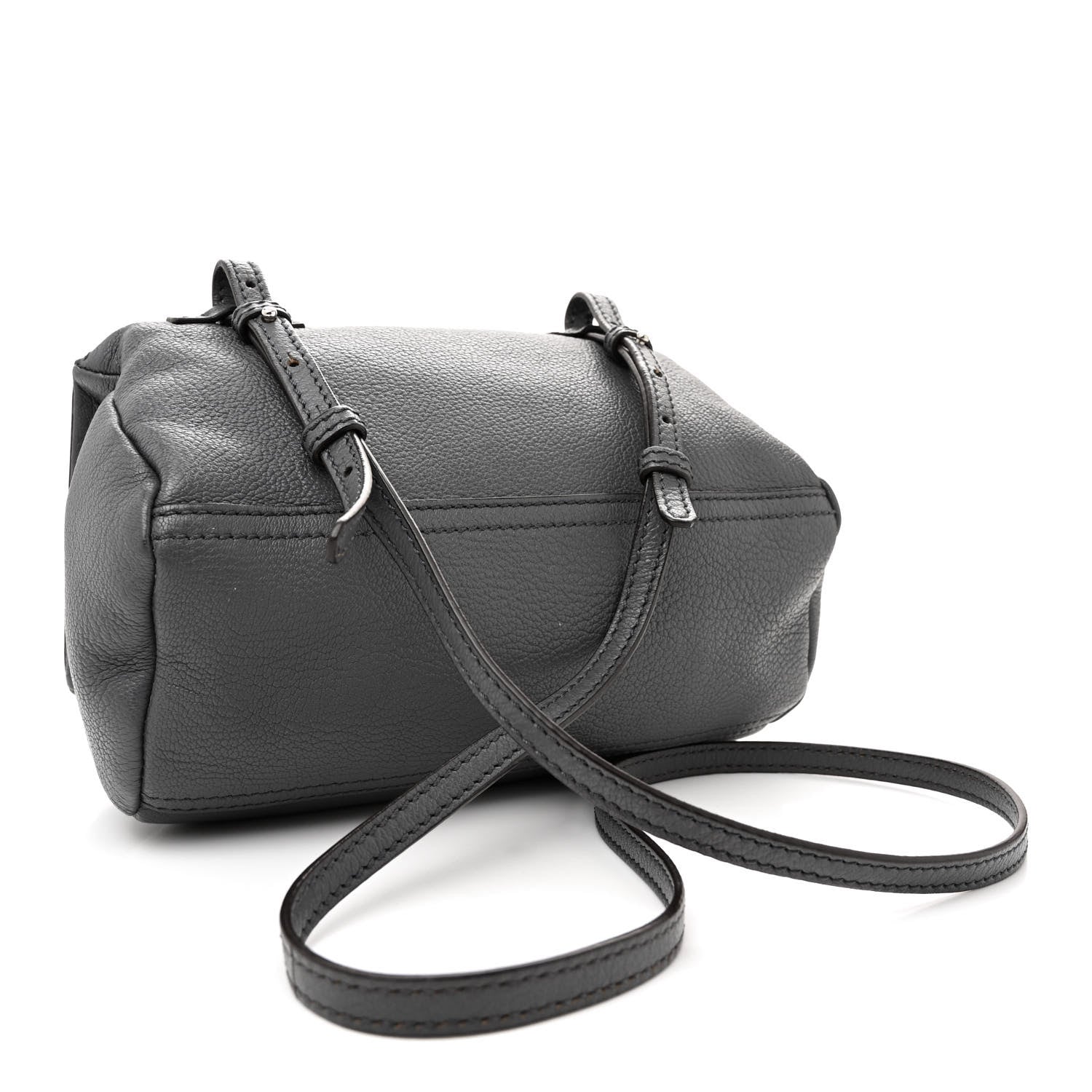 Givenchy Sugar Goatskin Small Pandora Box Crossbody Bag Storm Grey 3 of 11