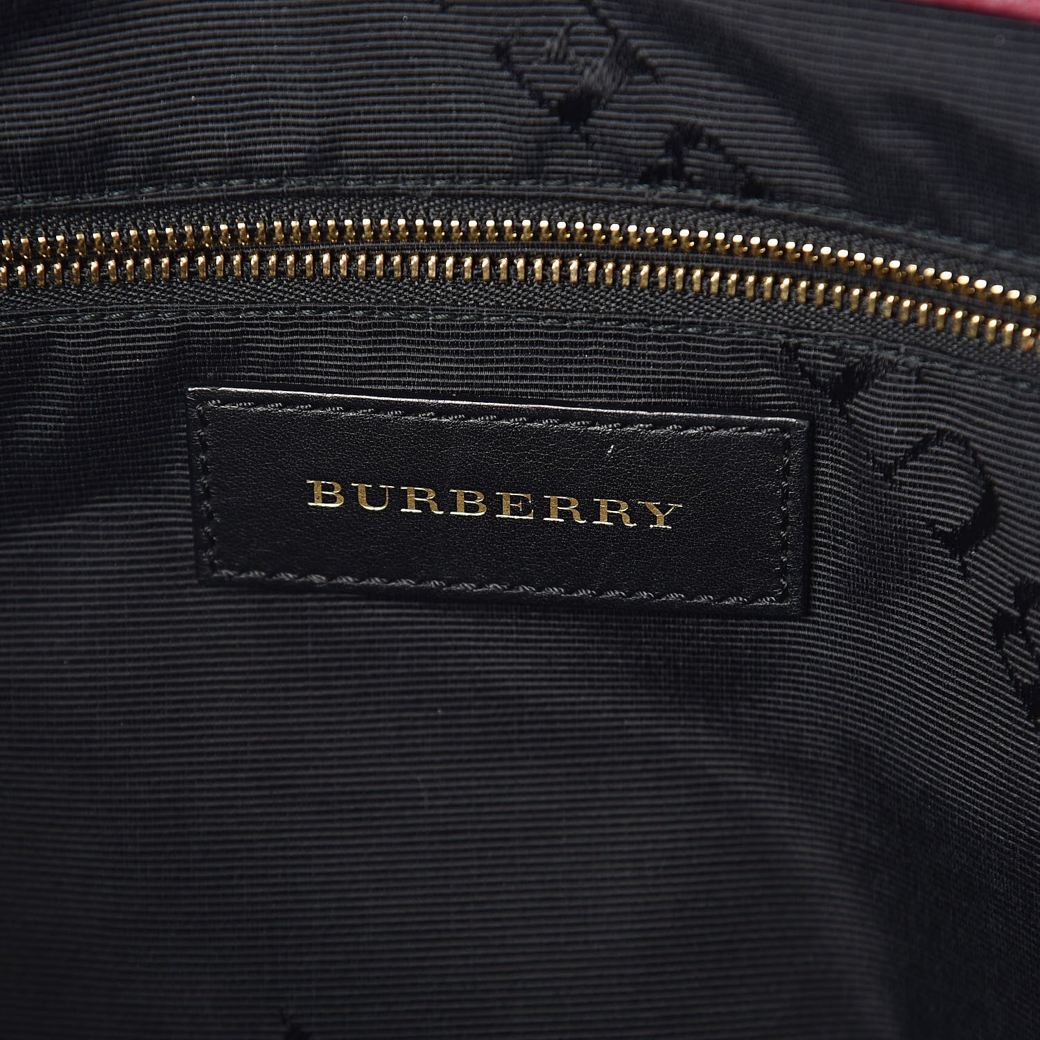 Burberry Signature Grain Medium Dewsbury Tote Dark Plum 6 of 9