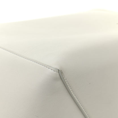 Celine Calfskin Clasp Horizontal Cabas White 18 of 20