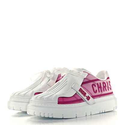 Christian Dior Reflective Fabric Shaded Dior-ID Platform Sneakers 39.5 Raspberry 2 of 11