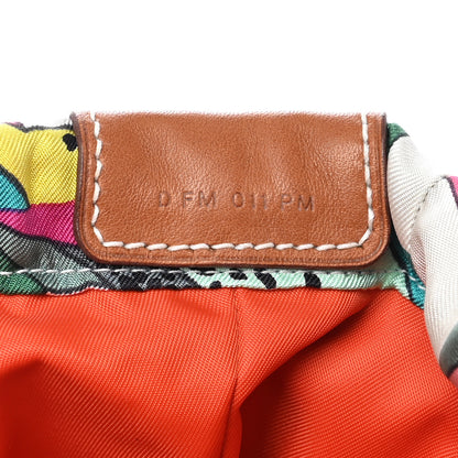 Hermes Silk On A Summer Day Fourbi 20 PM Pouch Tosca Bleu Paon 7 of 9