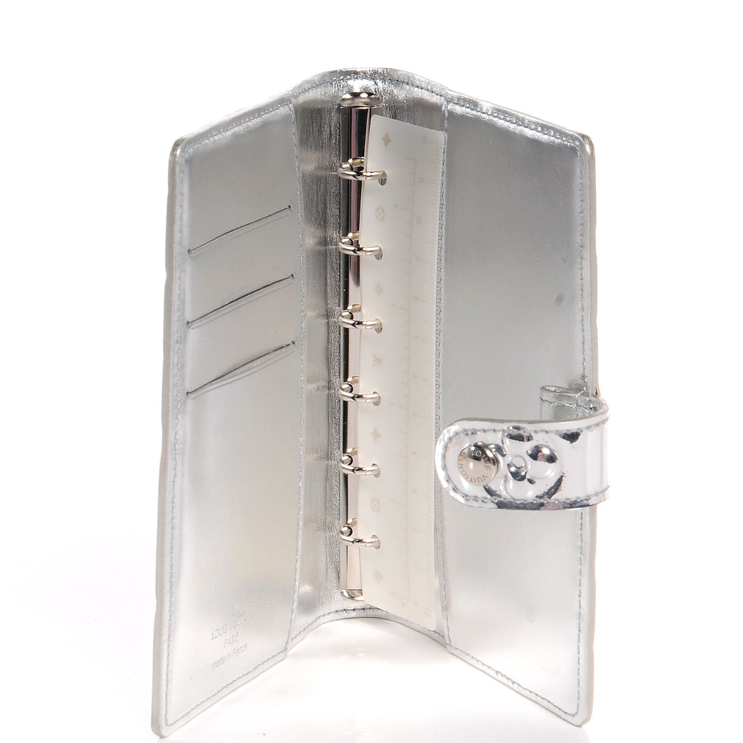 Monogram Miroir Small Ring Agenda Silver