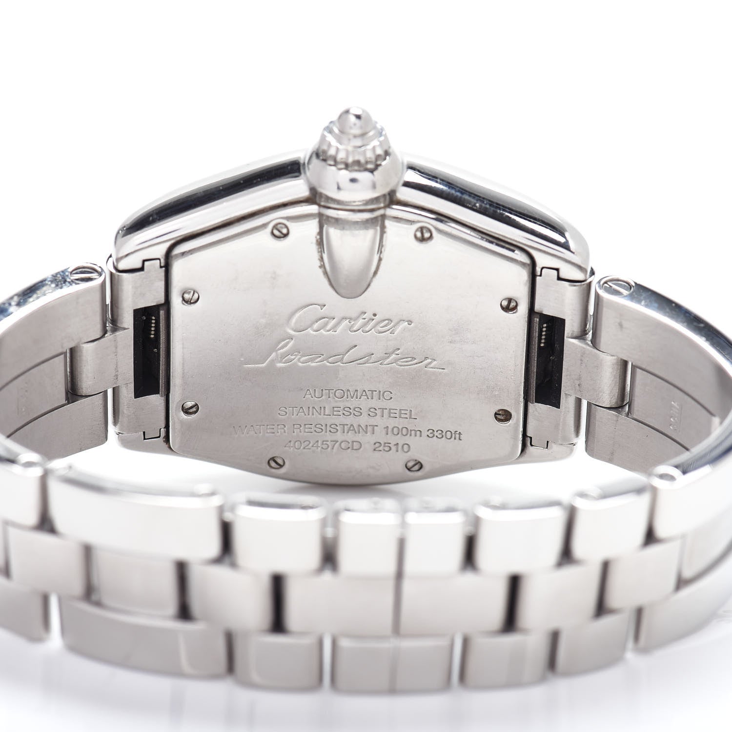 Cartier Stainless Steel 37mm Roadster Automatic Watch 4 of 4