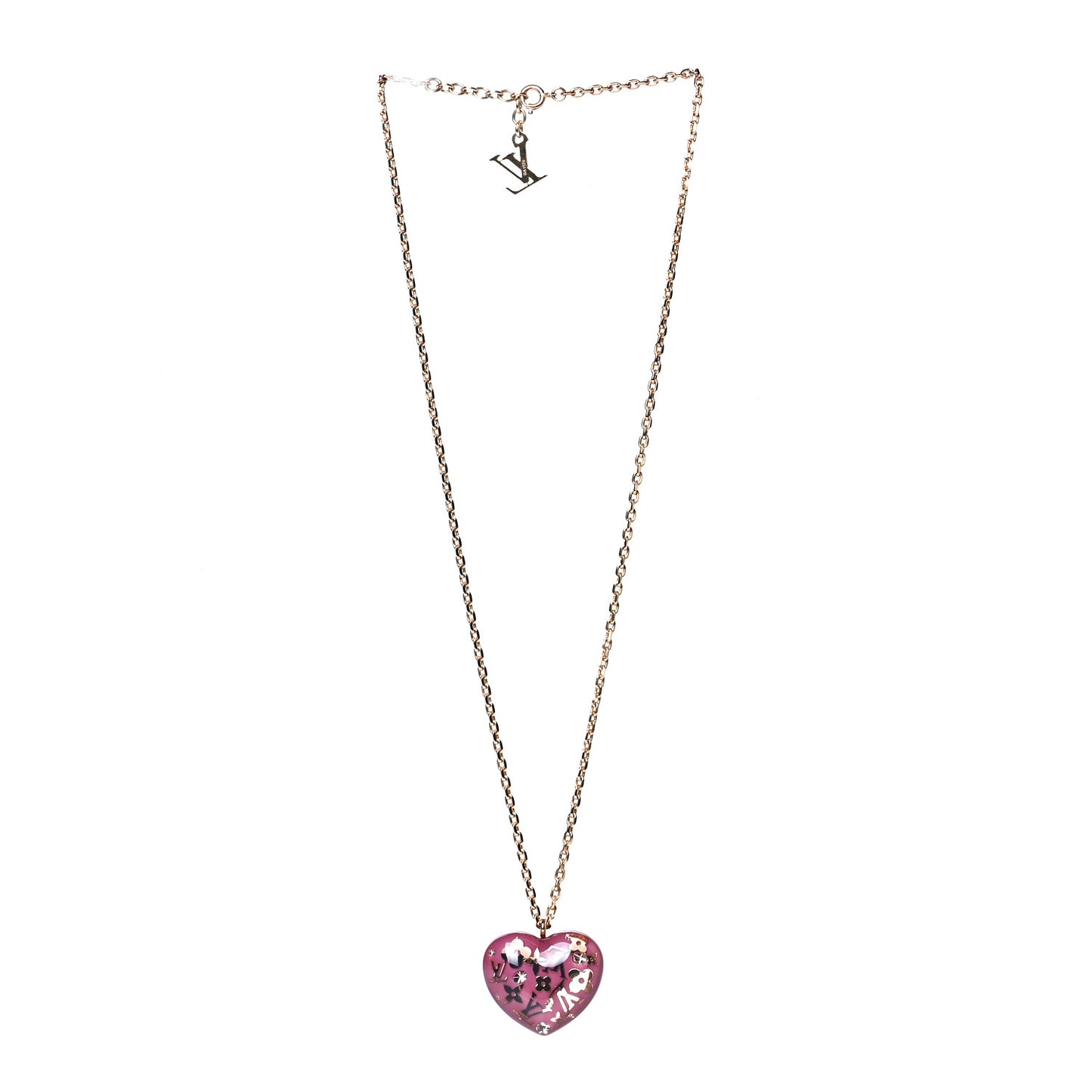 Inclusion Heart Necklace Violine