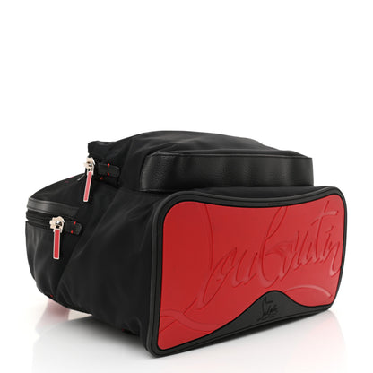Christian Louboutin Nylon Calfskin Love Small Backloubi Backpack Black 4 of 8