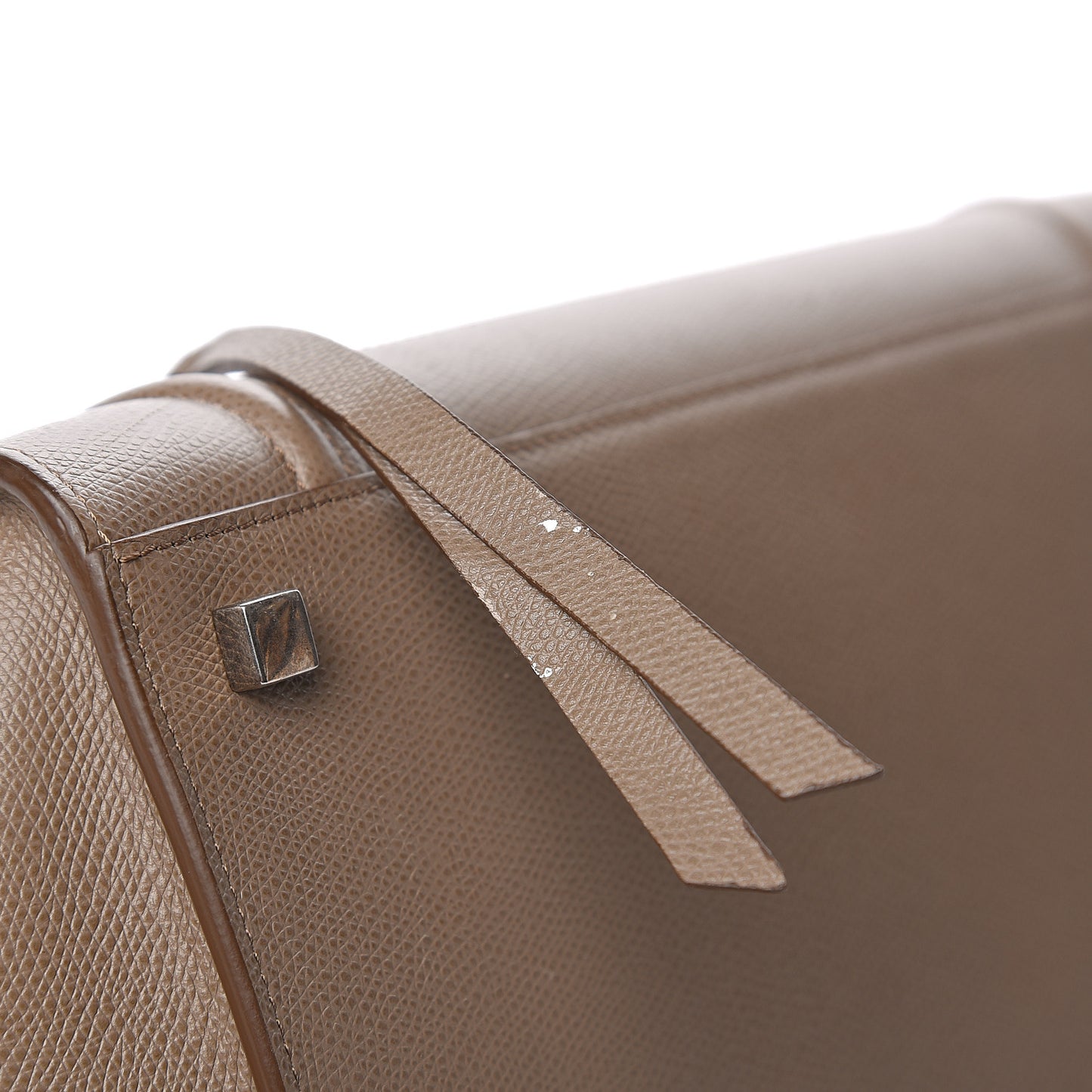 Grained Calfskin Medium Phantom Luggage Taupe