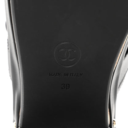 Chanel Calfskin CC Turn Lock Clogs 39 Black 7 of 7