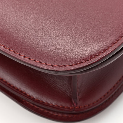 Celine Box Calfskin Medium Classic Box Flap Bag Burgundy 16 of 16