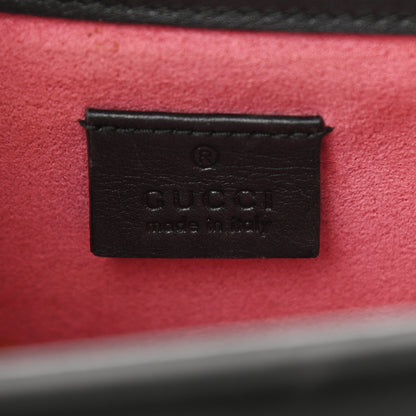 Gucci Satin Silk Crystal Small Dionysus Shoulder Bag Black Black Diamond 6 of 10