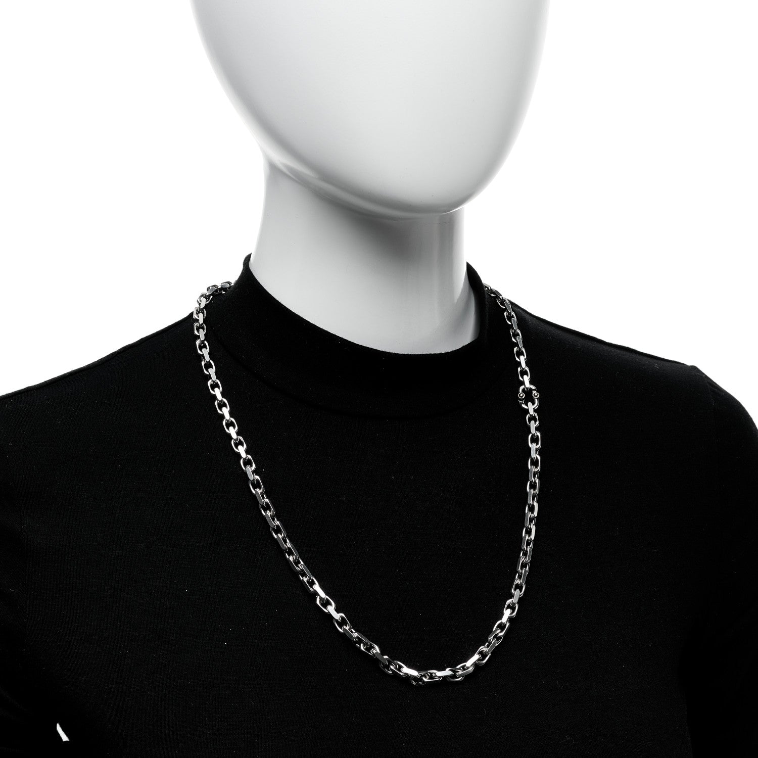 Tiffany Sterling Silver 18K Yellow Gold Makers Chain Necklace 24" 2 of 5