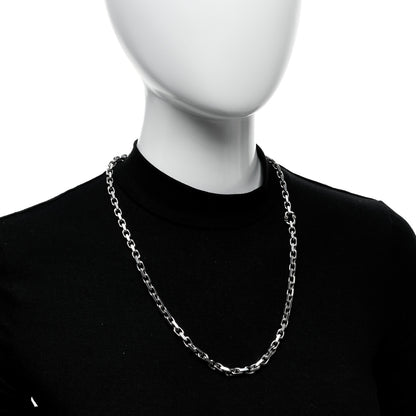 Tiffany Sterling Silver 18K Yellow Gold Makers Chain Necklace 24" 2 of 5
