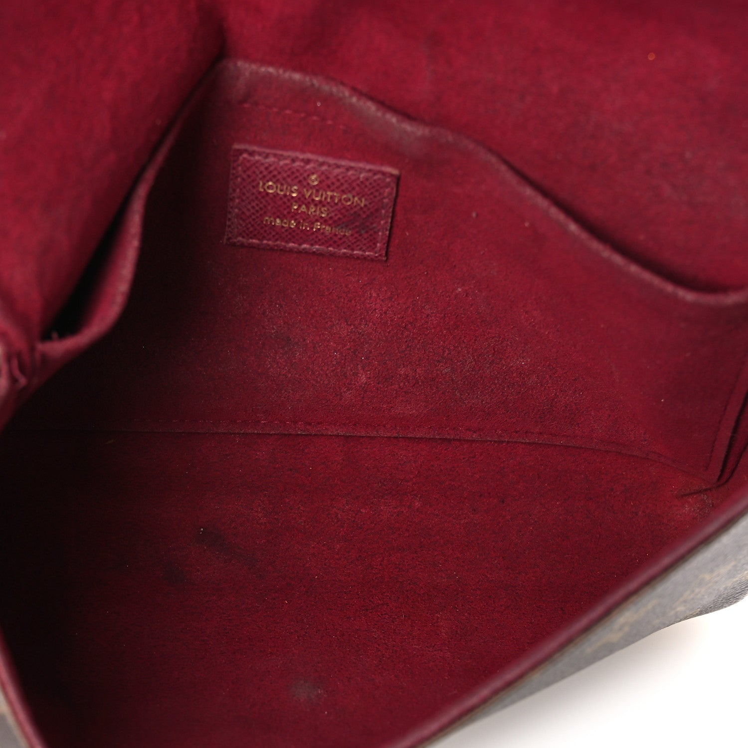 Louis Vuitton Monogram Pochette Felicie Chain Wallet Fuchsia 5 of 12