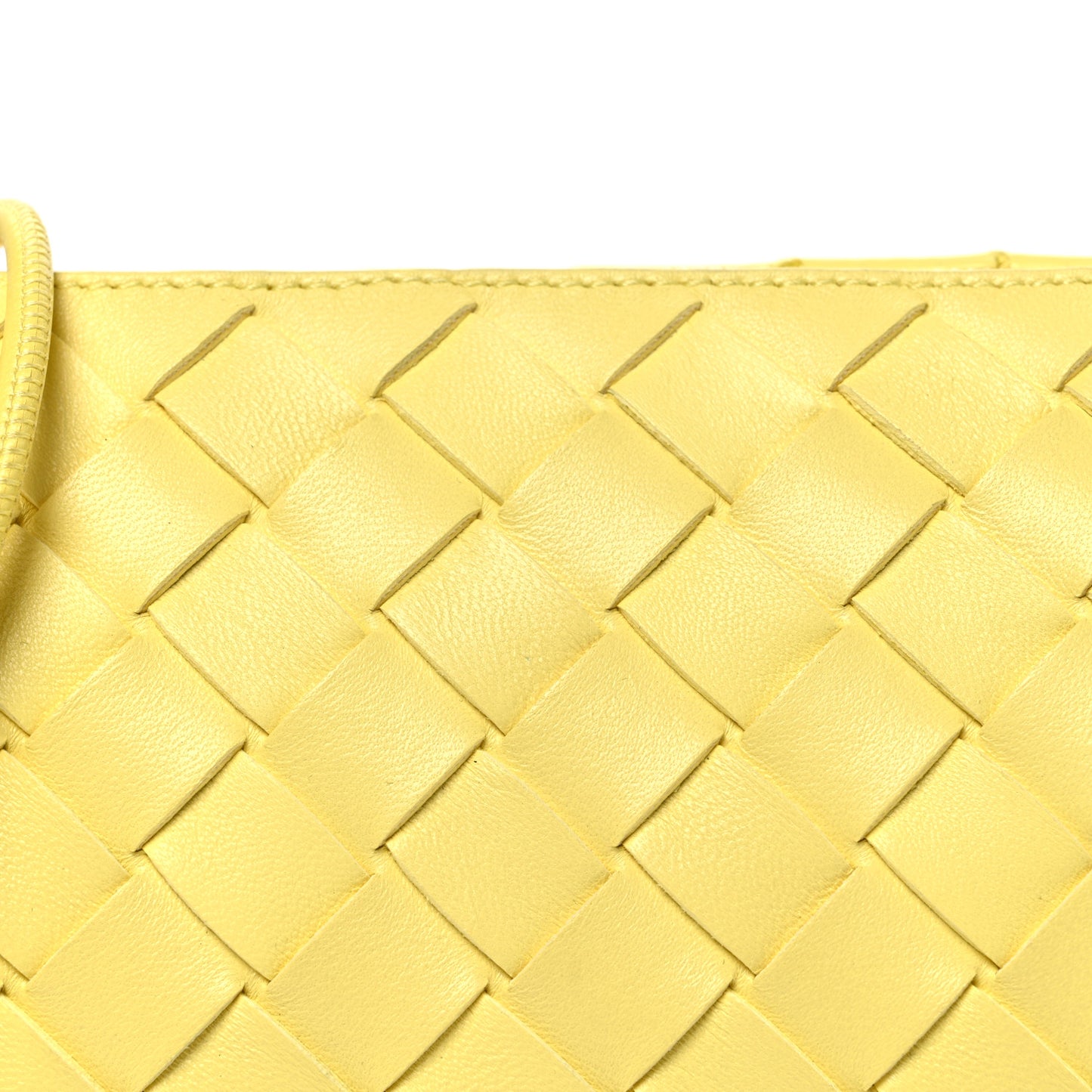 Nappa Intrecciato Loop Baguette Bag Sherbert