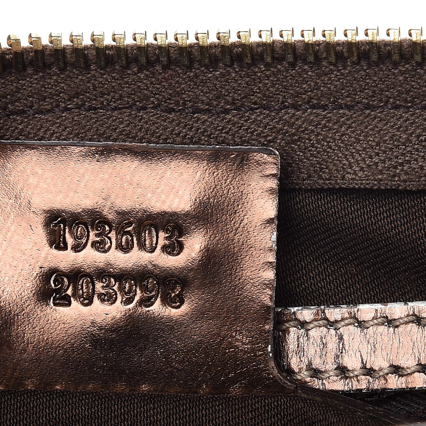Metallic Monogram GG Plus Boston Tote Bronze