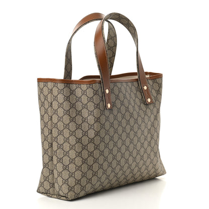 Gucci GG Plus Monogram Medium Signature Web Loop Tote Brown 3 of 9