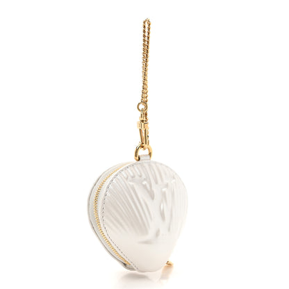 Louis Vuitton Cowhide By The Pool Shell Coin Purse White 3 of 7