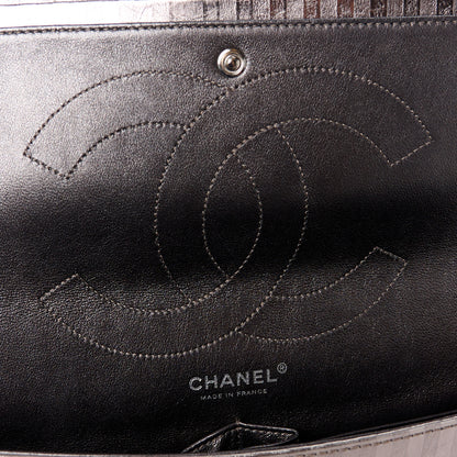 Chanel Metallic Calfskin Striped 2.55 Reissue 227 Silver 7 of 11