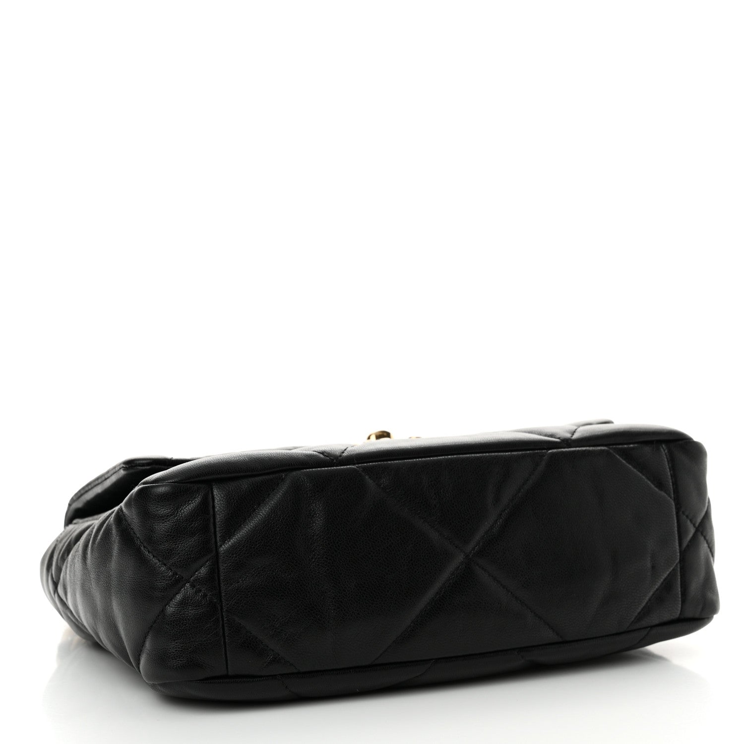 Chanel Goatskin Quilted Medium Chanel 19 Flap Black 4 of 12