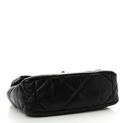 Chanel Goatskin Quilted Medium Chanel 19 Flap Black 4 of 12