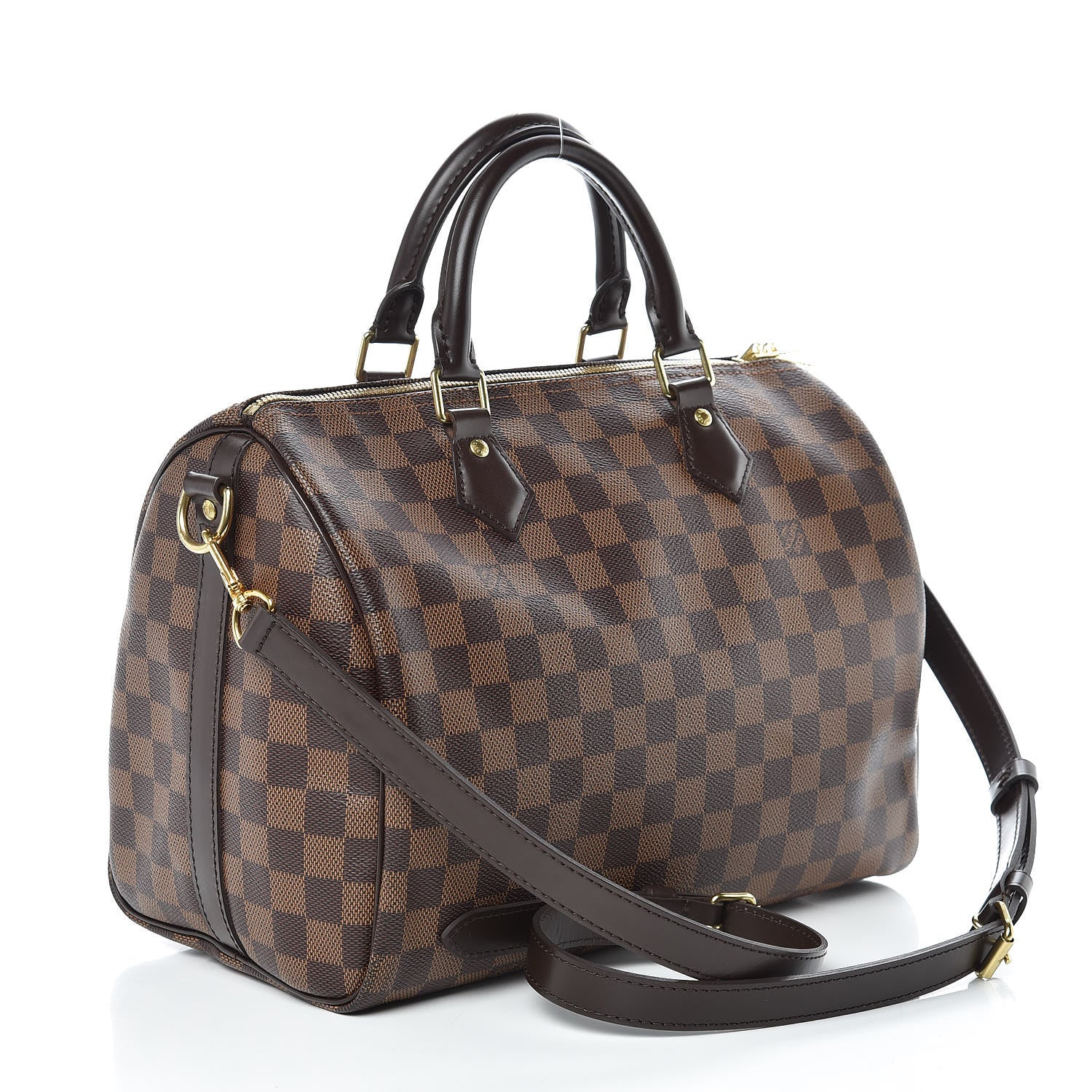Louis Vuitton Damier Ebene Speedy Bandouliere 30 3 of 9