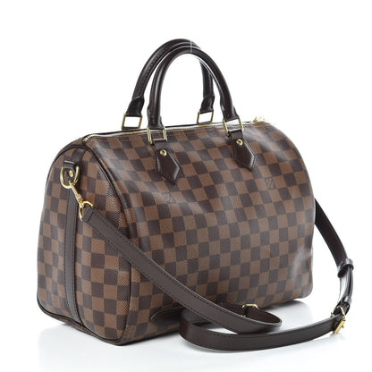 Louis Vuitton Damier Ebene Speedy Bandouliere 30 3 of 9