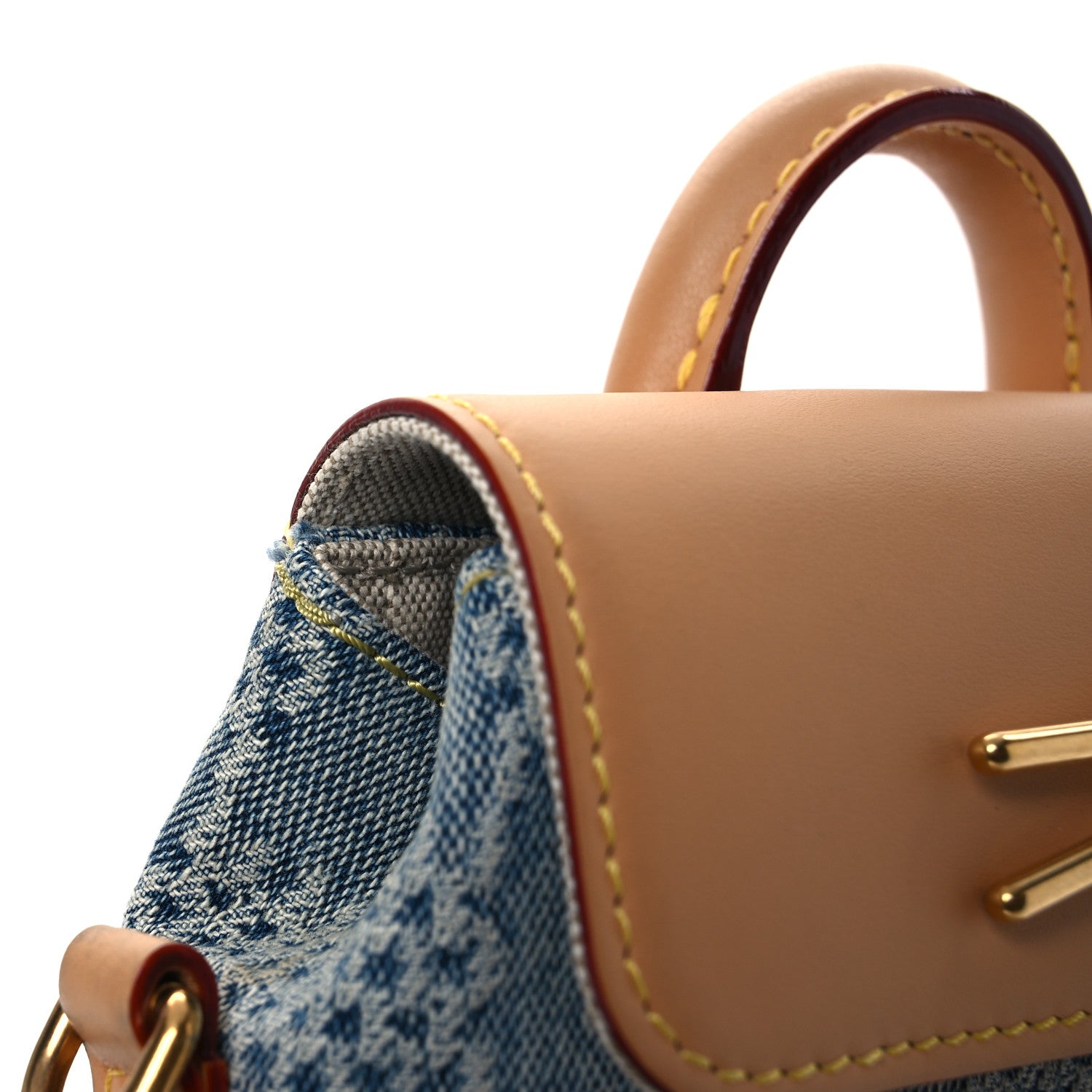 Louis Vuitton Damier Denim 3D Nano Steamer Blue 12 of 14