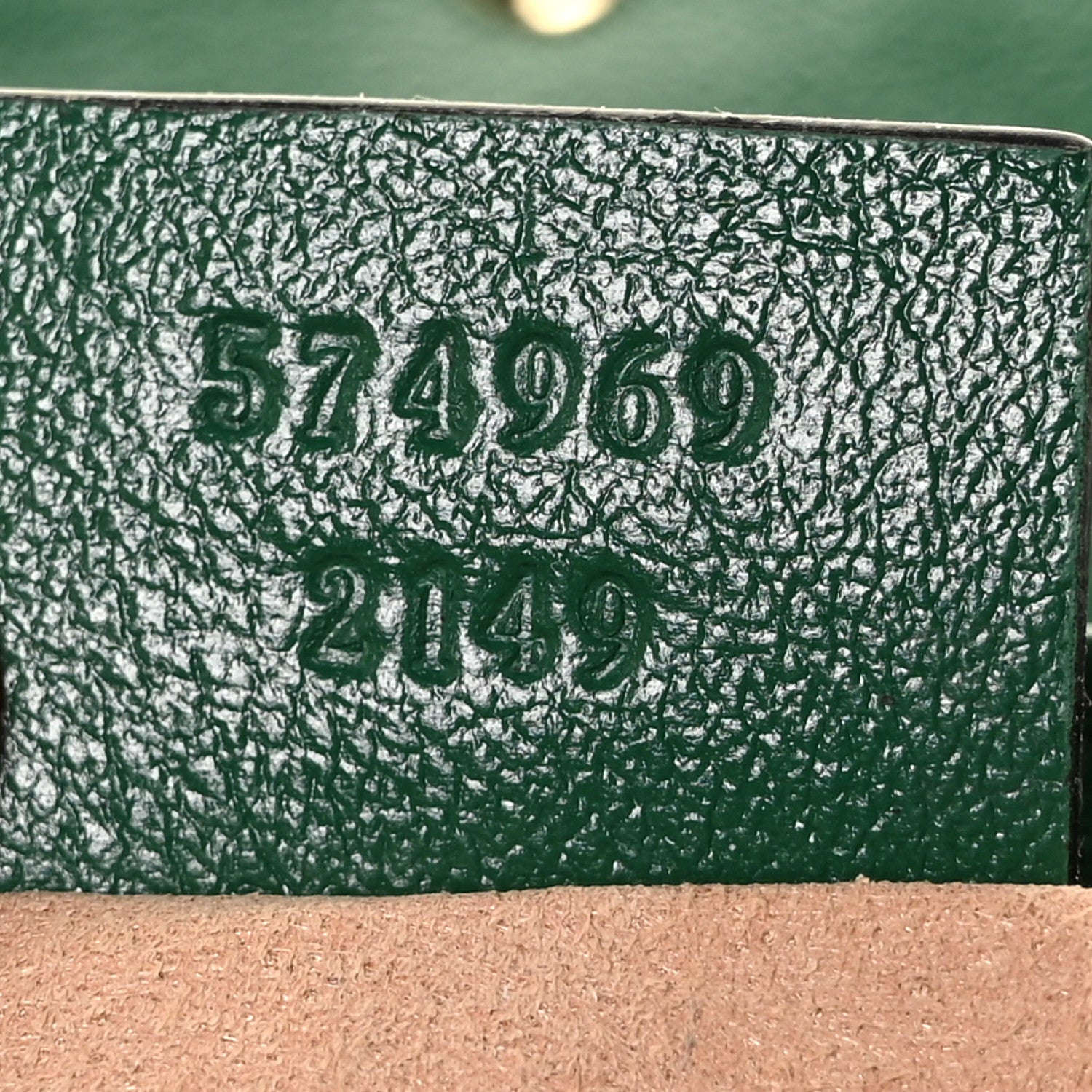 Gucci Azalea Calfskin Enamel Matelasse Diagonal Super Mini Torchon GG Marmont Shoulder Bag New Shamarock Emerald 7 of 10